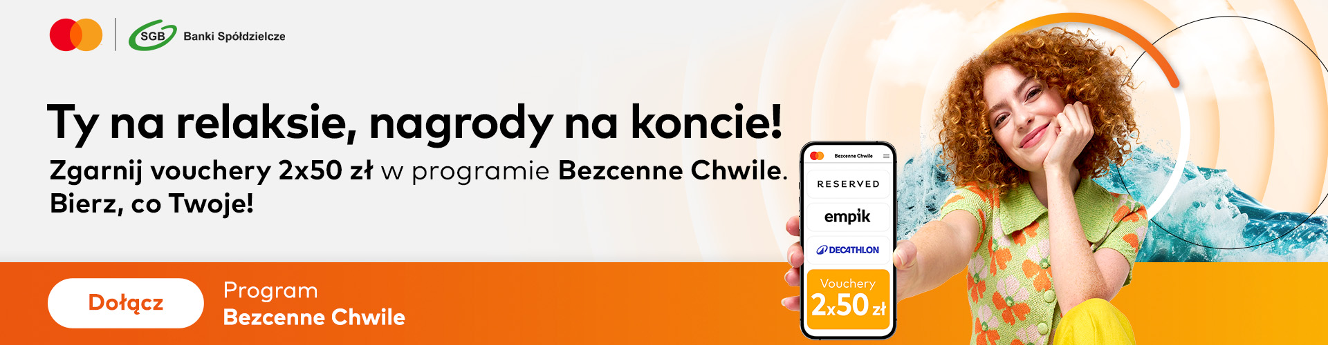 reklama - Mastercard Bezcenne Chwile "TY na relaksie, nagrody na koncie"